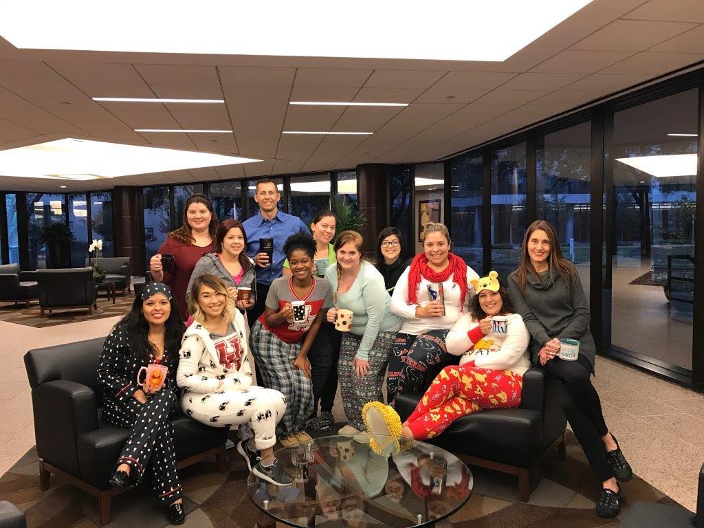 AIBinc's tweet photo. It was pajama day @WestsideLexus theme day!!! Our accounting department looks great in their PJ's! #AIB #webDEALER #Lexus #CustomerSuccess https://t.co/ZdUgtQFfnP