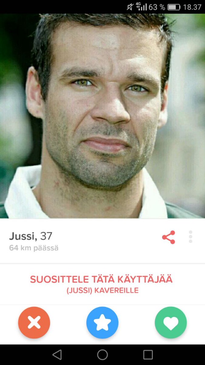Mitenhän Jussilla kulkee Tinderissä? 😀😀😀