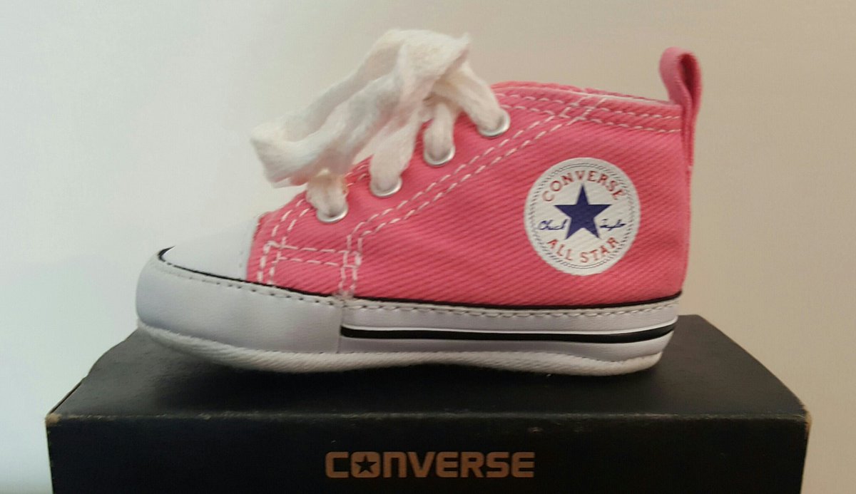 CMJoye's tweet photo. Grandmama's the name ... spoilin's the game #mysweetCaroline #converseAllStars #prettyinpink #girlsrule https://t.co/pqO5pxzxPs