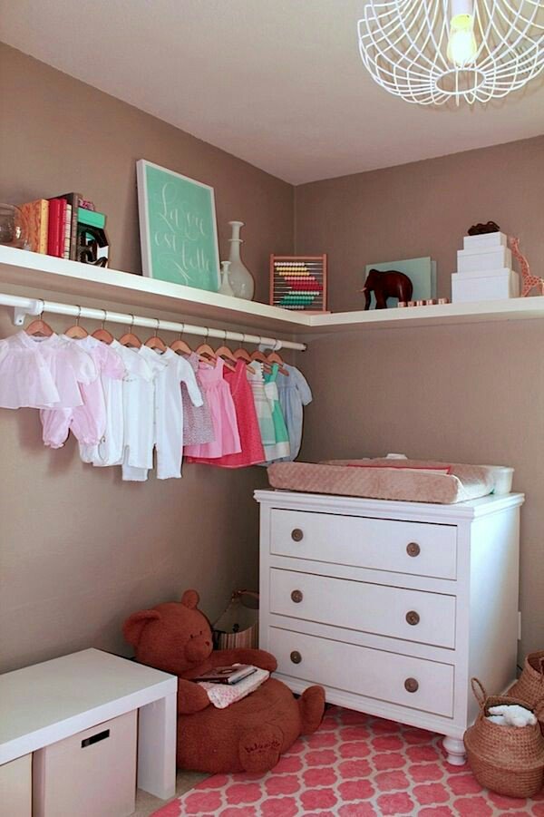 IndianaRealtor1's tweet photo. No closet? No problem! I'm loving this added closet in the baby room! :)
#spacesavinghacks #makeshiftcloset #homestaging #budgetdecor https://t.co/1T30nyWAv0
