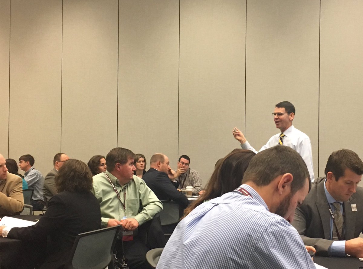 MatthewJLohr's tweet image. Such a fun session today working with all the @AFBFYFR Achievement Winners. A bright future for #Ag. #AFBF17 #farmcreditproud