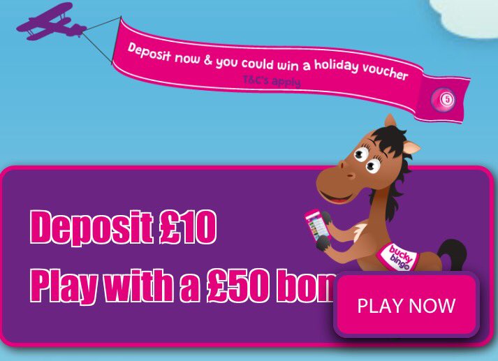 CHRISTMASDEALUK's tweet photo. Click here >> https://t.co/BSDMCNfz47

Deposit £10 play with £50!! Plus the chance to win a holiday voucher!

#winning #bingo #bonus https://t.co/Z1SuC0I0RG