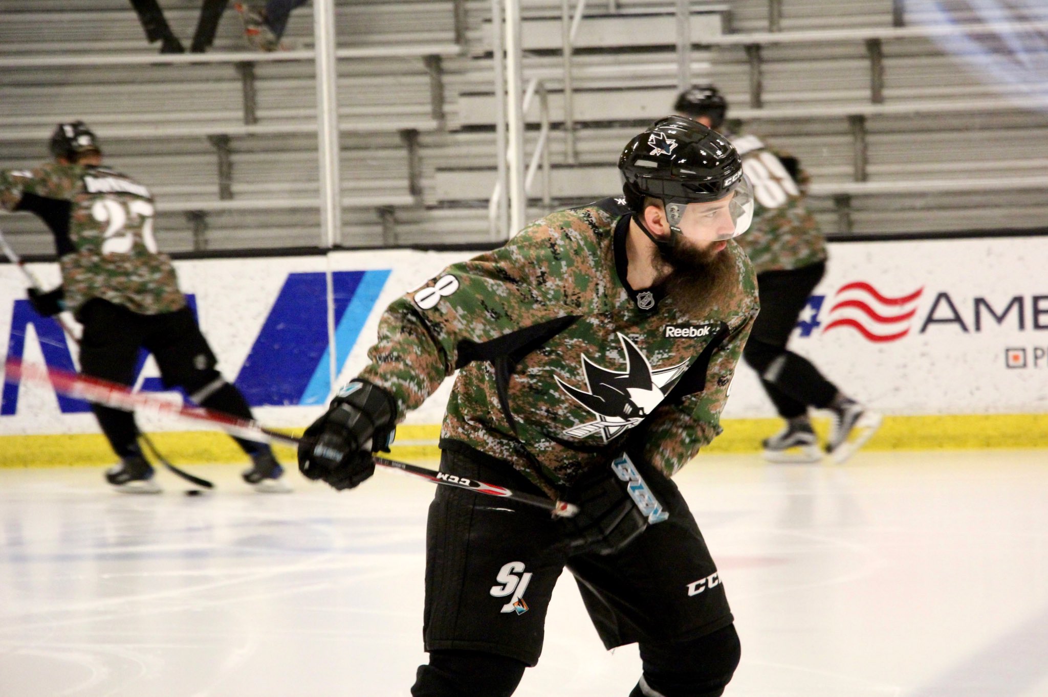 san jose sharks military jersey