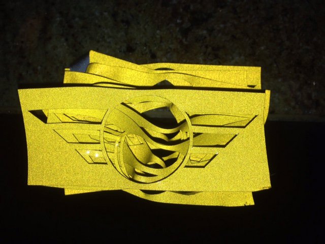 StickyPattern's tweet image. yellow reflex foil samples