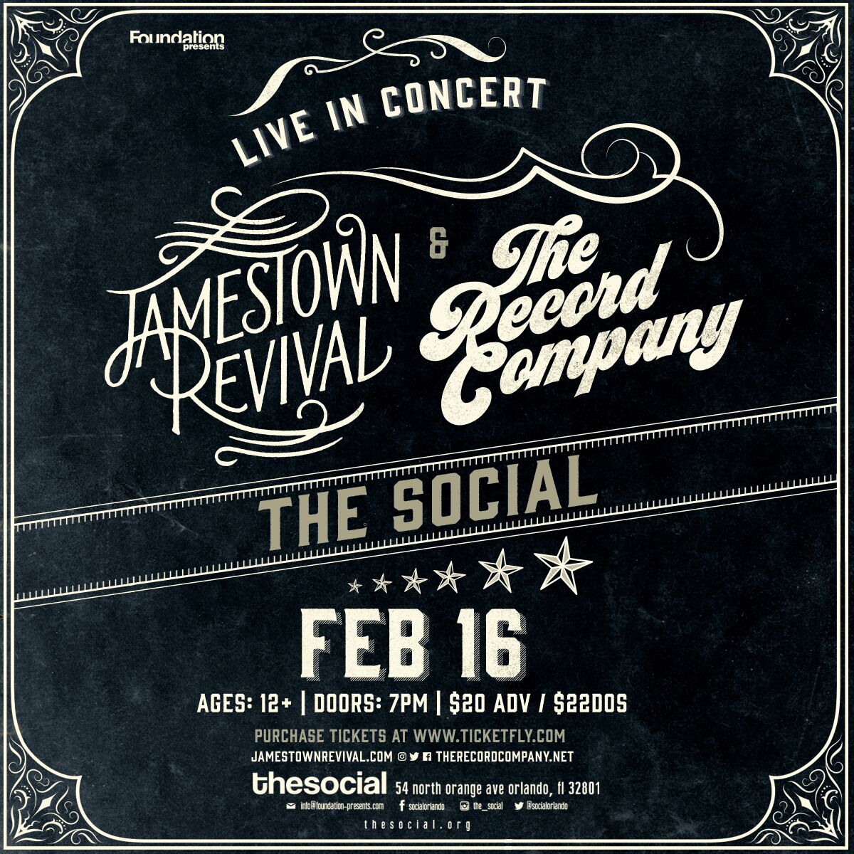 liveatthesocial's tweet image. Experience @therecordcomp &amp;amp; @JTRevival Thursday February 16th at The Social! Get your tickets today! ow.ly/OS2R307Lroo