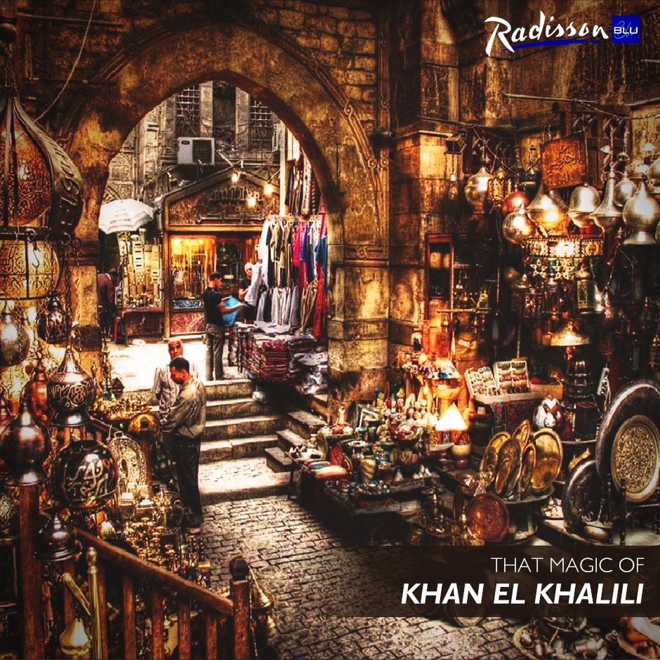 Khan El-Khalili where getting lost in the labyrinth of narrow alleys and stumbling upon hidden treasures.
#RadissonBluCairoHeliopolis #Hotel https://t.co/a2BHjHe1Jd