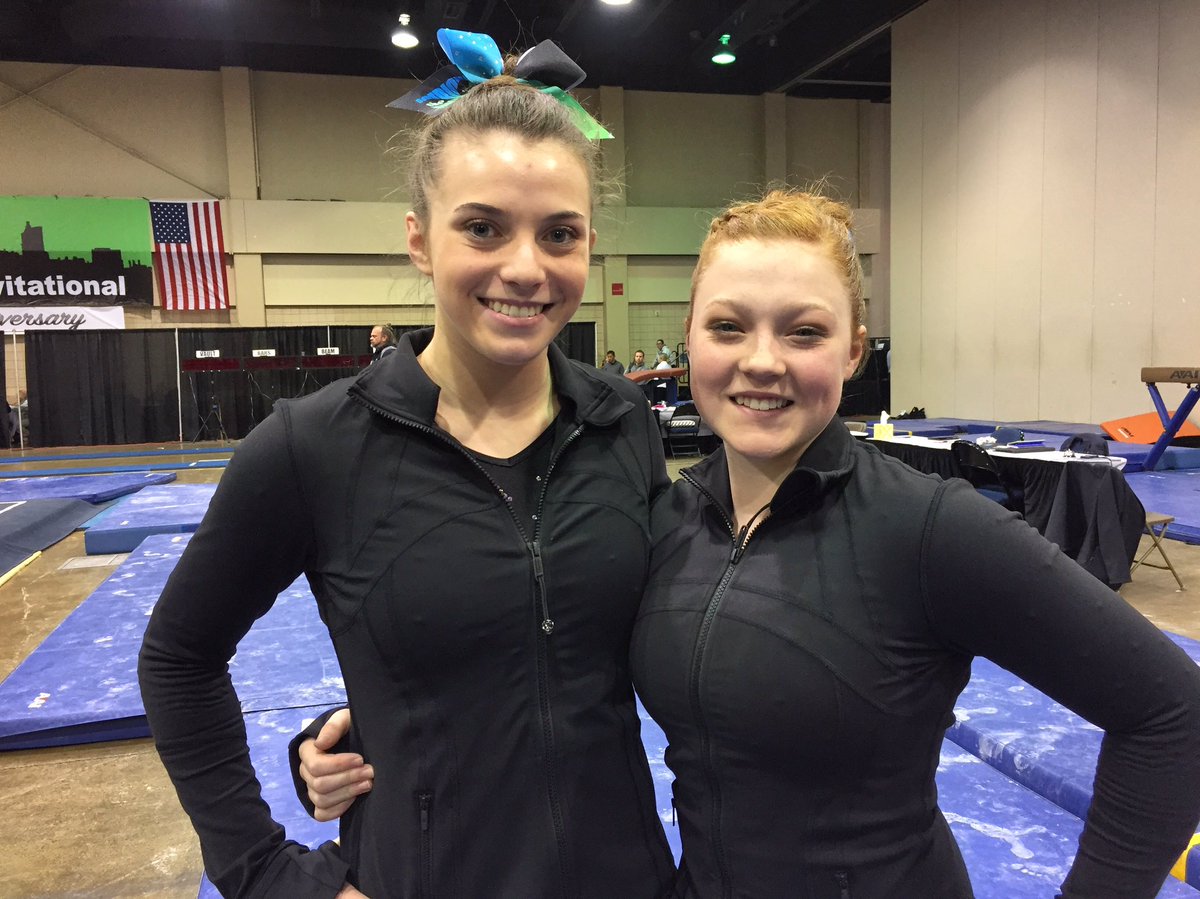 intriguegym's tweet image. First up today we have Kenzie &amp;amp; Madelyn! Let's hear it for these girls!💚 #teamintrigue #atlantacrown #atlantacrown2017