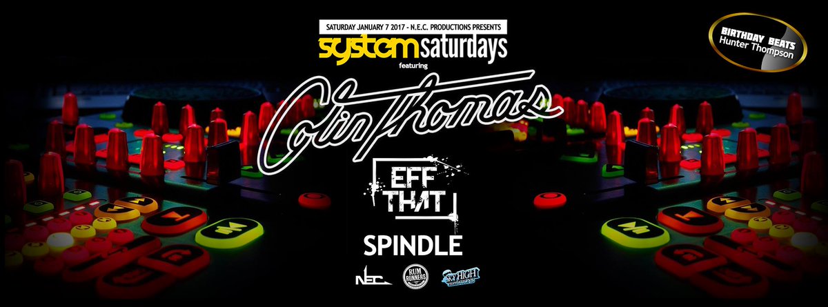 radiowestern's tweet image. TONIGHT A little Bass house and Techno to get you movin in 2017! #ColinThomas #EffThat #Spindle #RumRunners ow.ly/iYlr307LqMx