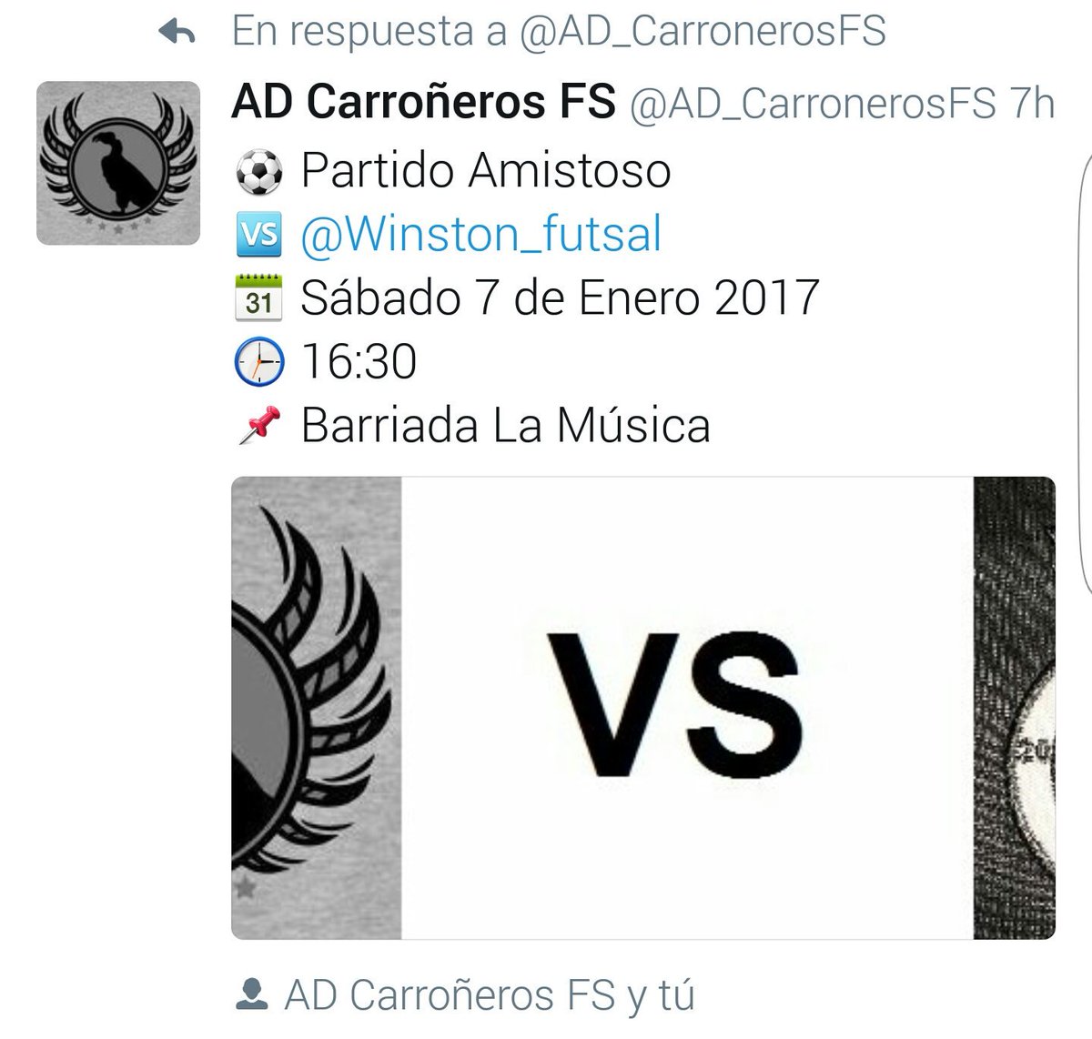 Winston F.S. y F7 tweet media