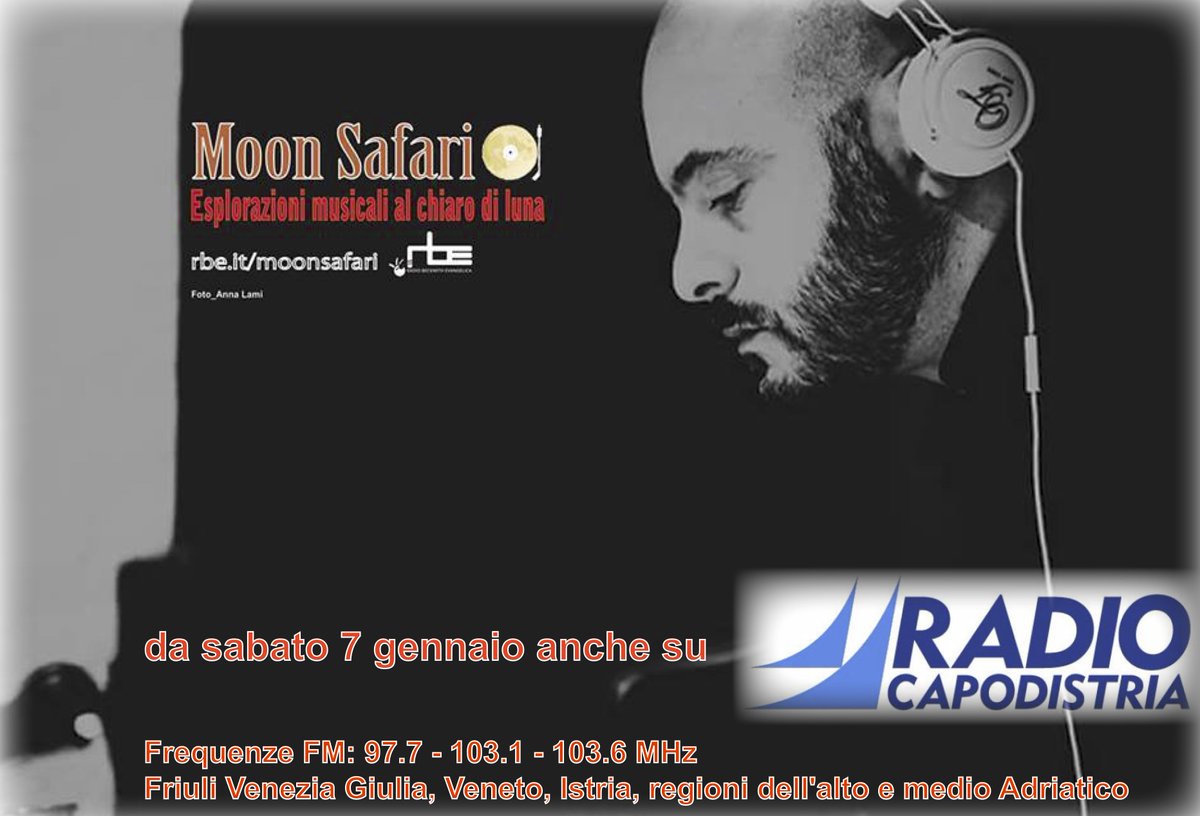 MoonSafari_RBE's tweet photo. Dalle 22 di #stasera @MoonSafari_RBE non solo @RadioBeckwith ma anche su @RadioKoper #RadioCapodistria
https://t.co/P0QWts3WQ2 https://t.co/s3hRmFap5Q