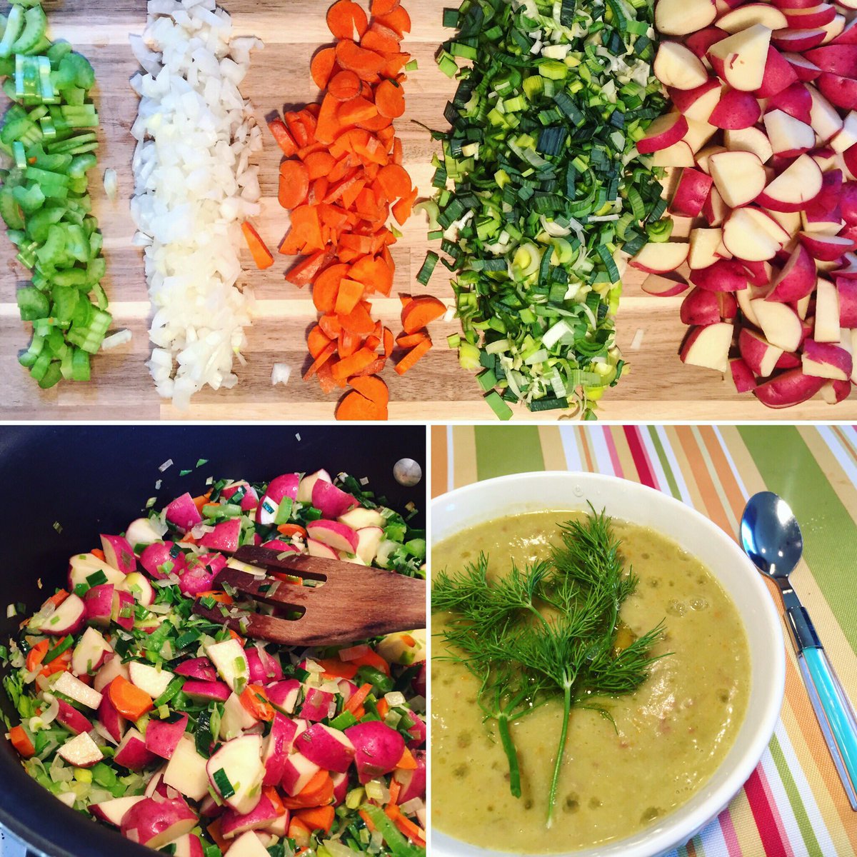VeganTemptress's tweet photo. Potato Leek. 🍵 It's a soup sort of day! ❄️😋 #healthyeating #fitfood https://t.co/iOnE50EhyM