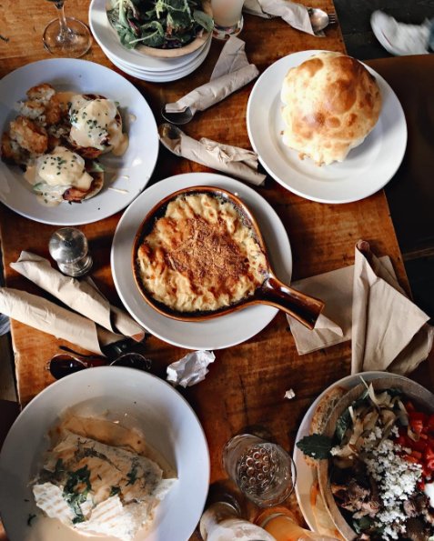 Brunching on breakfast burritos and benedict at #TheGrove on Hayes Street.