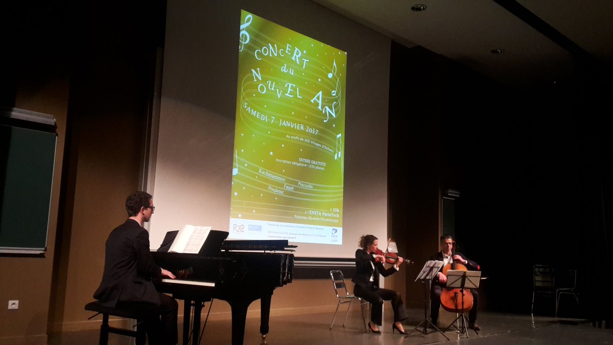 SorinBaptiste's tweet photo. #Concert du nouvel an de l'@ENSTAParisTech. Les @ensta_ve et @ENSTA_Alumni toujours aussi talentueux 😉 Bravo. #musique #culture https://t.co/kyEtRRdH9X