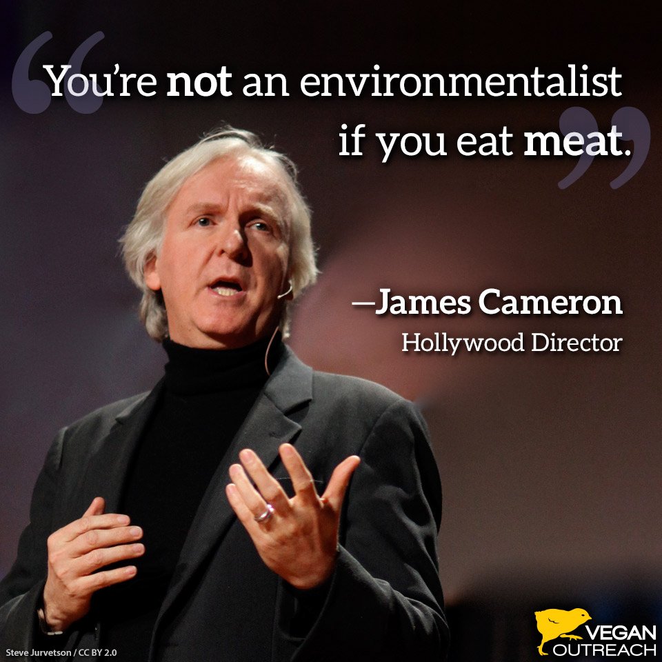 Vegan Outreach On Twitter Words Of Wisdom From James Cameron Https T Co Imht4eqxag Twitter