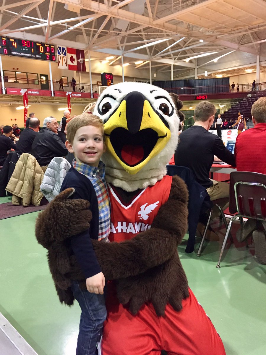 jennstu's tweet photo. @MUNathletics @munwomensbball Carter is here to cheer for the Seahawks!! 🏀🦅#letsgoseahawks #sammytheseahawk https://t.co/OuFzob6a1d