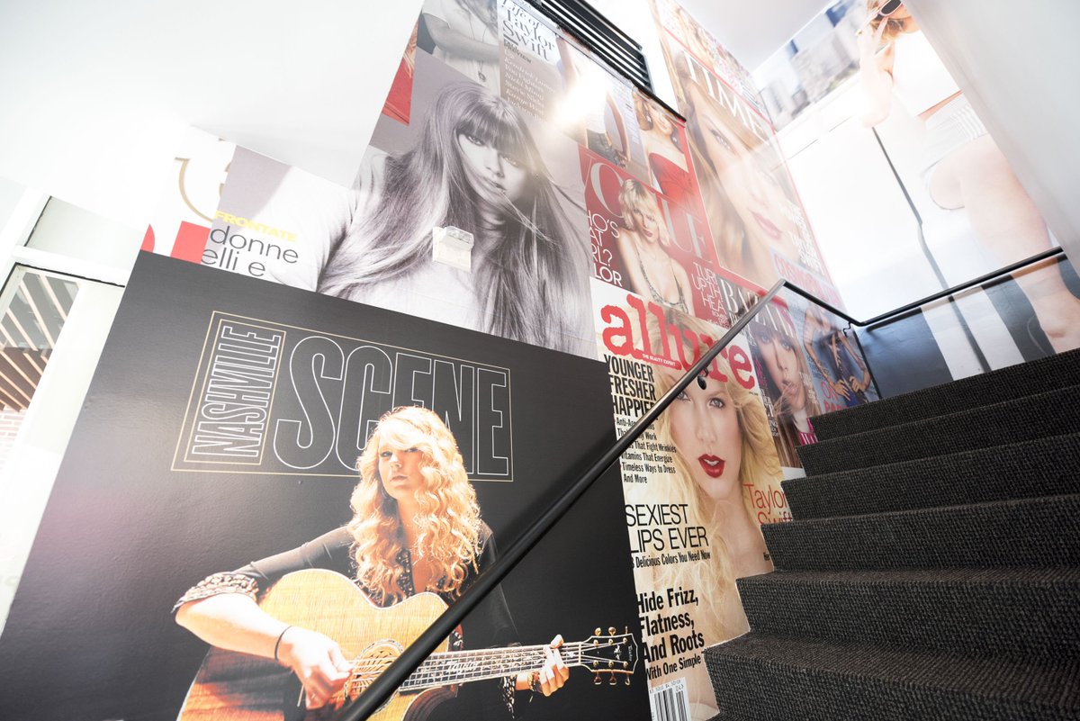 GRAMMYMuseum's tweet image. Just looking at @taylorswift13&apos;s major magazine covers wasn&apos;t enough so we decided to cover our walls in them! #TaylorSwiftEXP