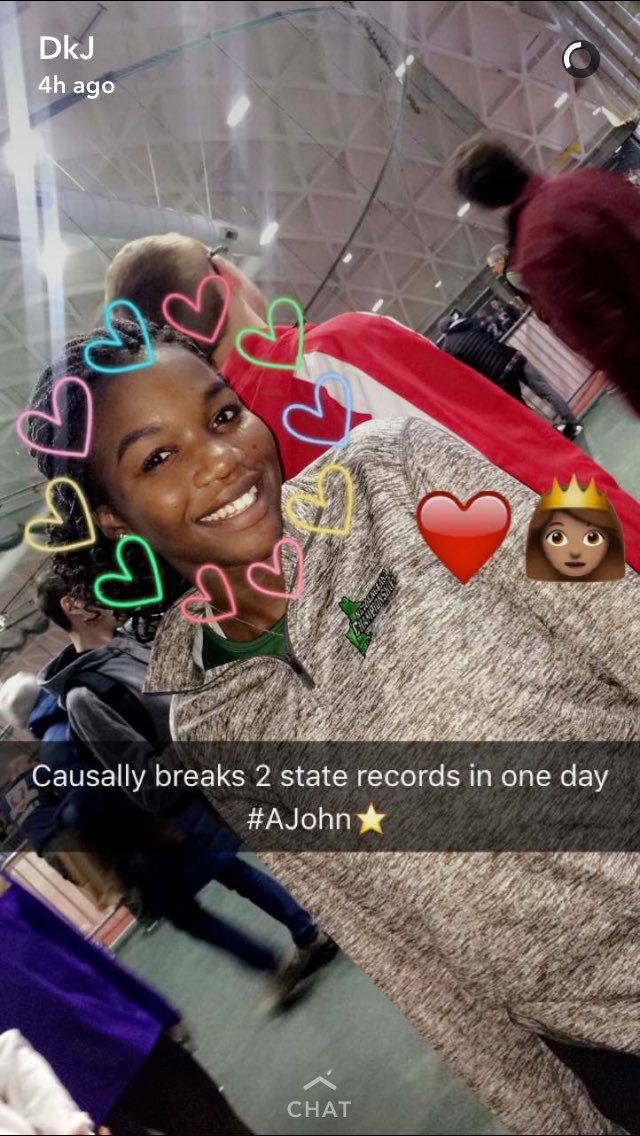 RICETRACK_XC's tweet photo. #DartmouthRelays Dina John dropped 8 sec. on the 1000- 3.32 to 3.24! @soniatopia2211 broke 2 D2 state record 55- 7.46 and 600-1.41 https://t.co/CN1uX3FAml