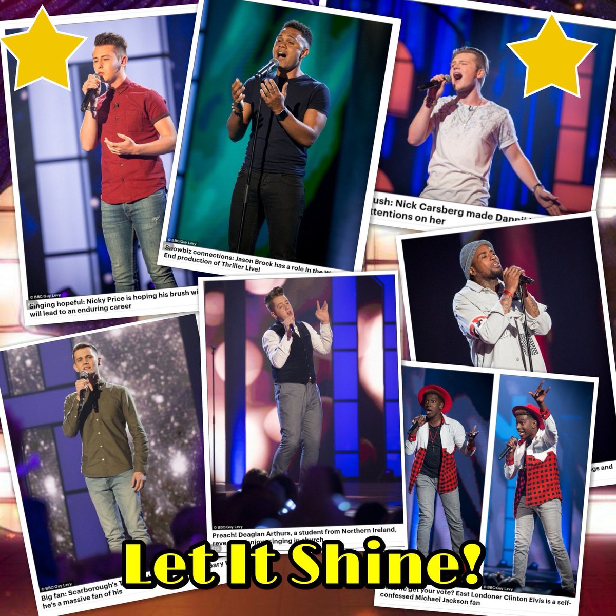 WelshFactor's tweet photo. Tonight's had been totally nuts with the response to @NickyPriceMusic #audition on #letitshine please follow his account #fullstars 🌟🌟🌟🌟 https://t.co/8GLl9gkQ93