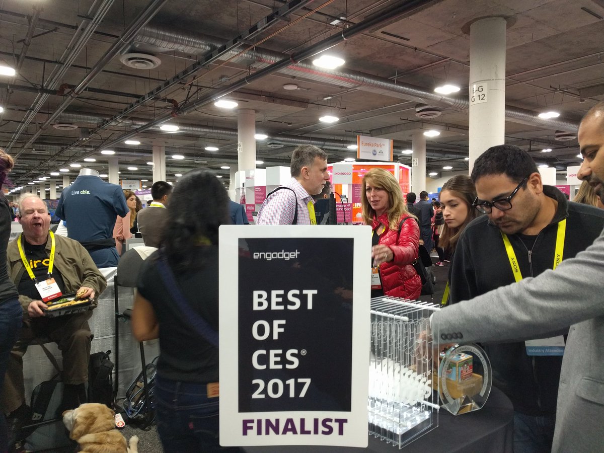 airaio's tweet photo. Thanks @engadget for the nomination for best in show! #aira #EngadgetCES #CES2017 https://t.co/DOler9TZKc https://t.co/aGKlX7v45W