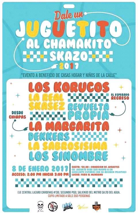 Les recordamos que ya mañana es el evento del #JuguetitoAlChamakitoSkazo2016 a celebrarse en El Mundano #PasaLaVoz #Comparte