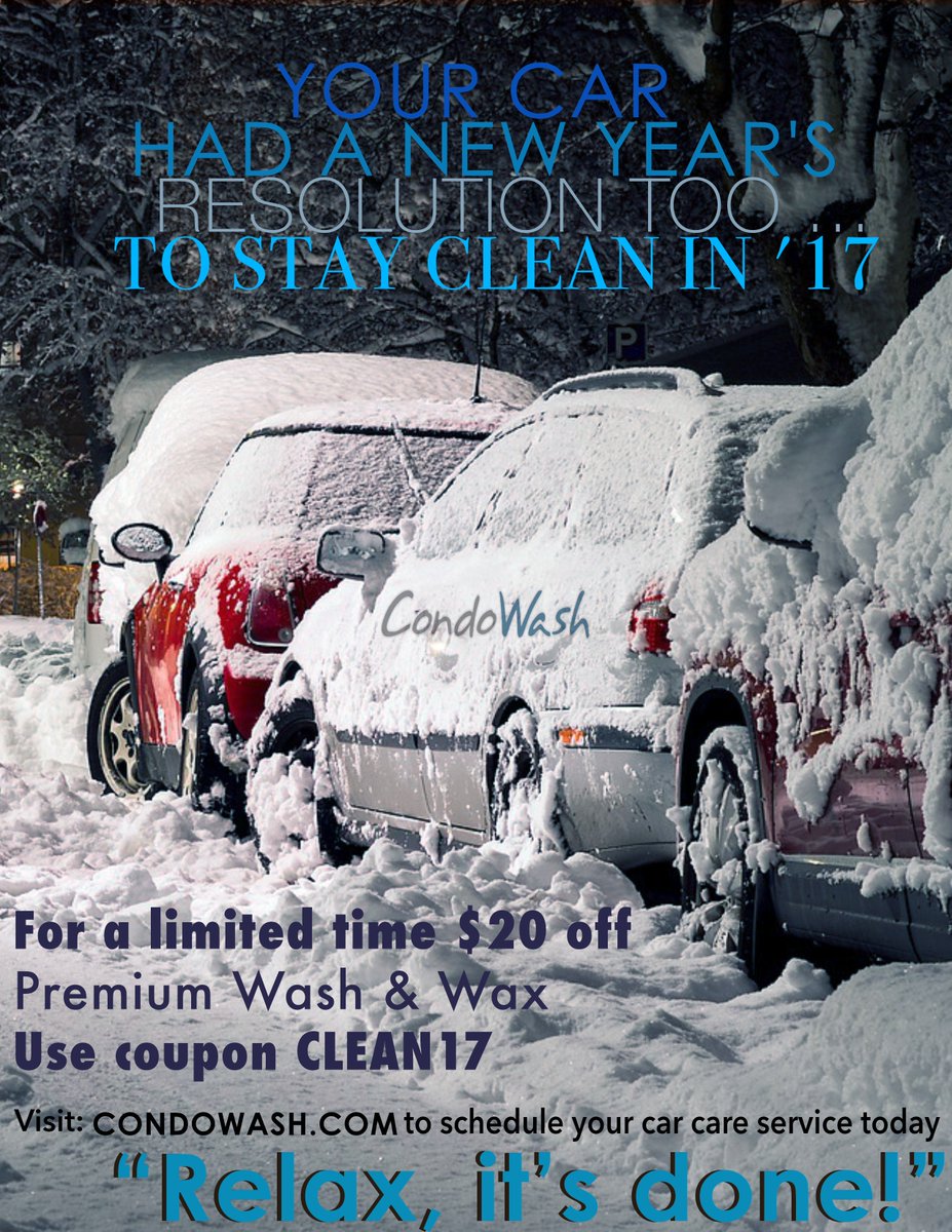 Take $20 off Wash and Wax. Just use code CLEAN17 at checkout.