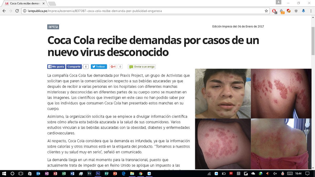 VenomMG21's tweet photo. Tenía que suceder algo así para que la gente se diera cuenta que ese producto es algo dañino😩😩  #VirusCocaCola https://t.co/OBzmPNnqNW
