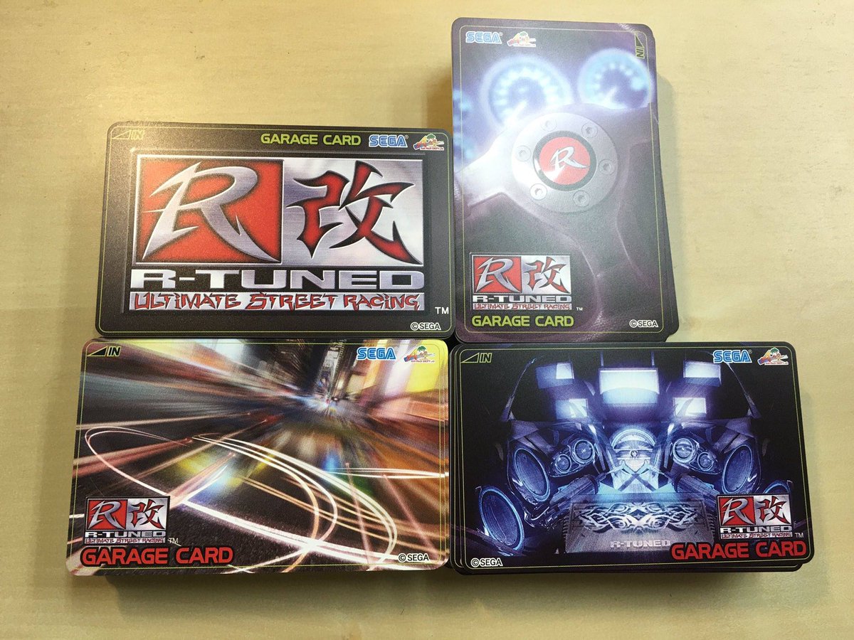 R改／セガ 専用カード販売中】 『R改専用カード』販売中。（全4種類
