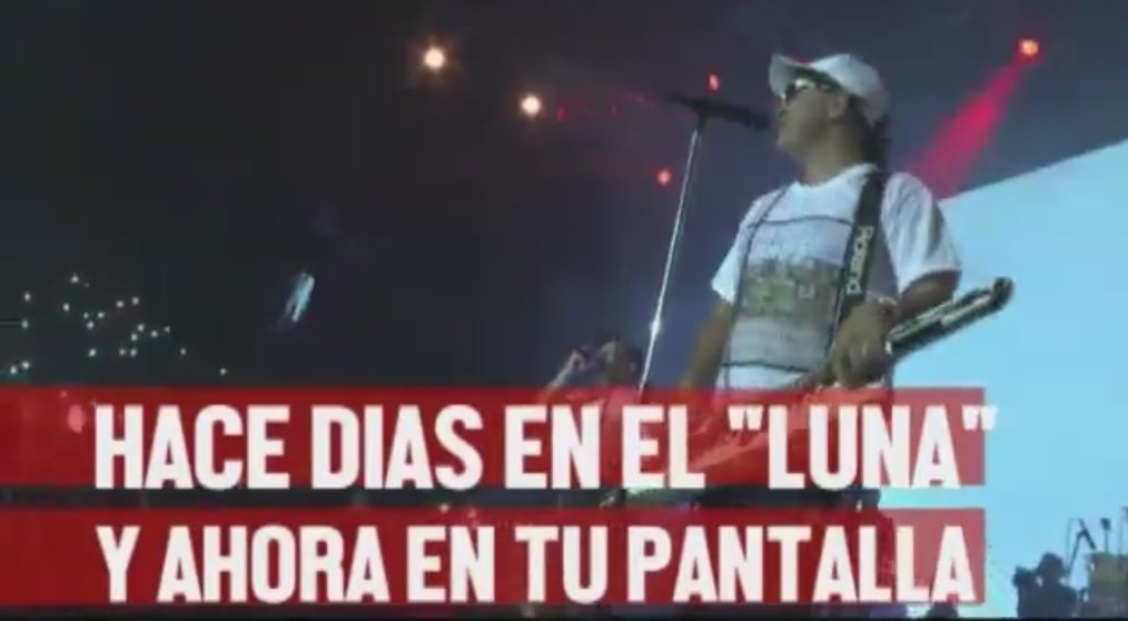CronicaTV's tweet photo. #SábadosMusicales | En instantes #NoTePodesPerder el recital de #Lescano y sus #DamasGratis https://t.co/WiThEAmIim