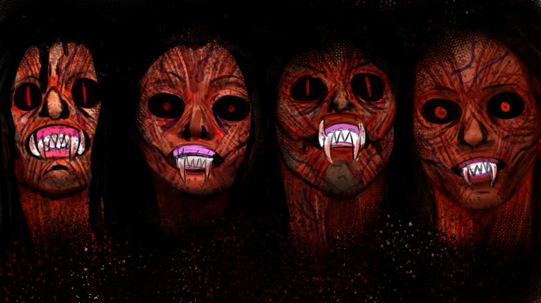 TabbyWesa's tweet photo. My artistic rendition of who I have personally dubbed "The Skinless". #BLMkiddnapping. 

@Nakidape @ComnSenseGender @Tree_of_Logic https://t.co/PhUK5oirON