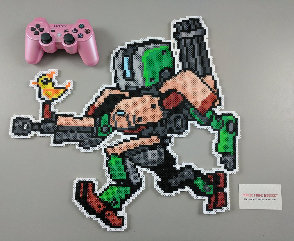 ManicMadeGeekry's tweet photo. And he's done! #bastion #overwatch #pixelspray #perler #perlerbeads #pixelart https://t.co/foEhw2jLND