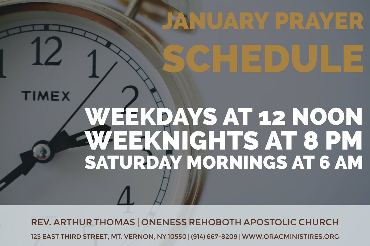 onenessrehoboth's tweet photo. January Prayer Schedule #monthofconsecration #prayerschedule #prayer #fasting #apostolic #onenessrehoboth https://t.co/6qj88EYGLw