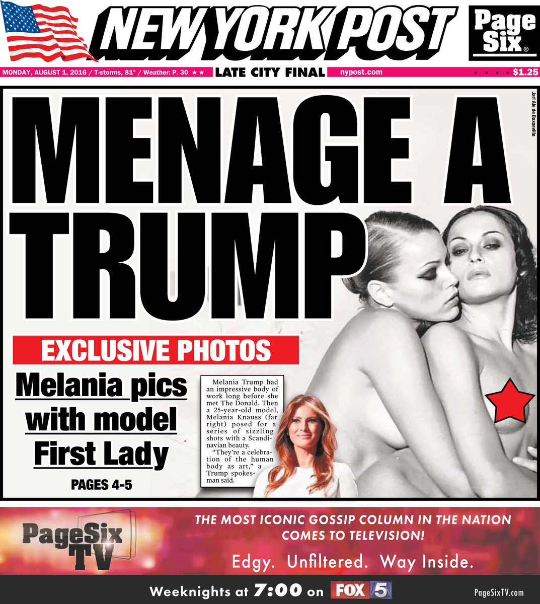 paxromana5777's tweet photo. #FragYou #Comrade! American's are certain the 'new' #1stLady needs a respite from #PussyGrabber #SexualPredator! @BayShoreIsHome @gracels https://t.co/FYSeeMIY77