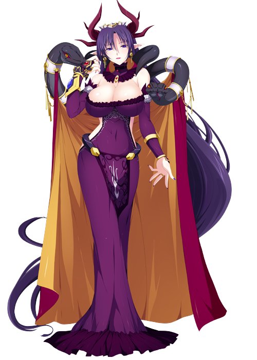 御方 御花 On Twitter Venusblood Hypno という18禁のアダルトゲーム に登場する カルヴィア クルルセヴニ という キャラクターです このキャラクターは大蛇にマントを吊り下げて その大蛇を肩に乗せてマントを羽織るという 斬新なマントの羽織り方をしています