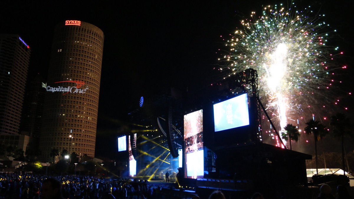 Welcome to OUR house, #ATTPlayoffPlaylist Live!  #TampaBay2017 #CFBPlayoff