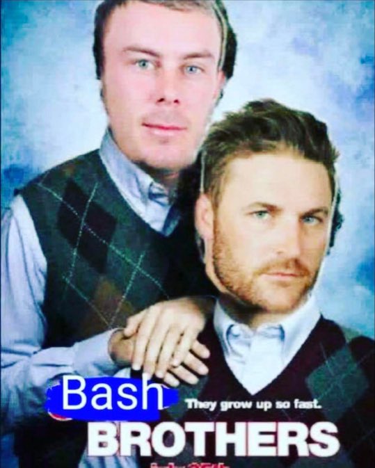 HeatBBL's tweet image. GOLD from @lynny50! Bromance continues between these two #BashBrothers 💙@BBL #TurnUpTheHeat