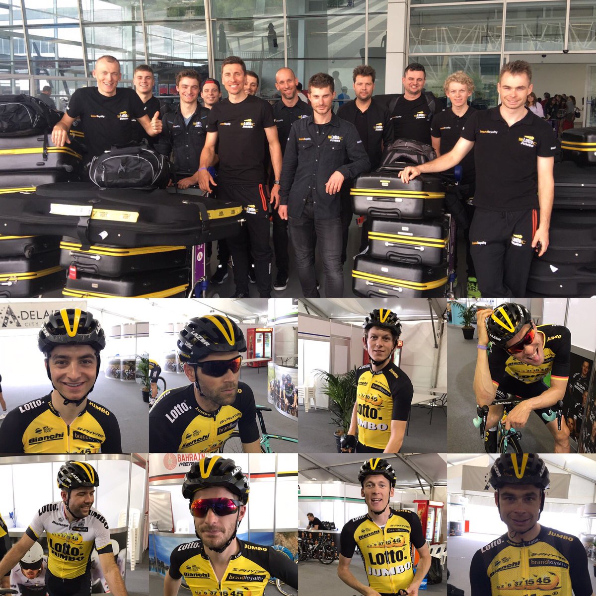 vismaleaseabike's tweet photo. The riders and DS @AddyEngels are ready for their first ride in Australia!🚴🏼🇦🇺 https://t.co/nNvUQ6izvi