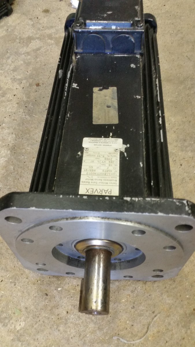 Brushless Servo Drive Motor by Parvex France 30Nm 280V 37A 2400u min Power Stark

bit.ly/CNC-Servo-Drive