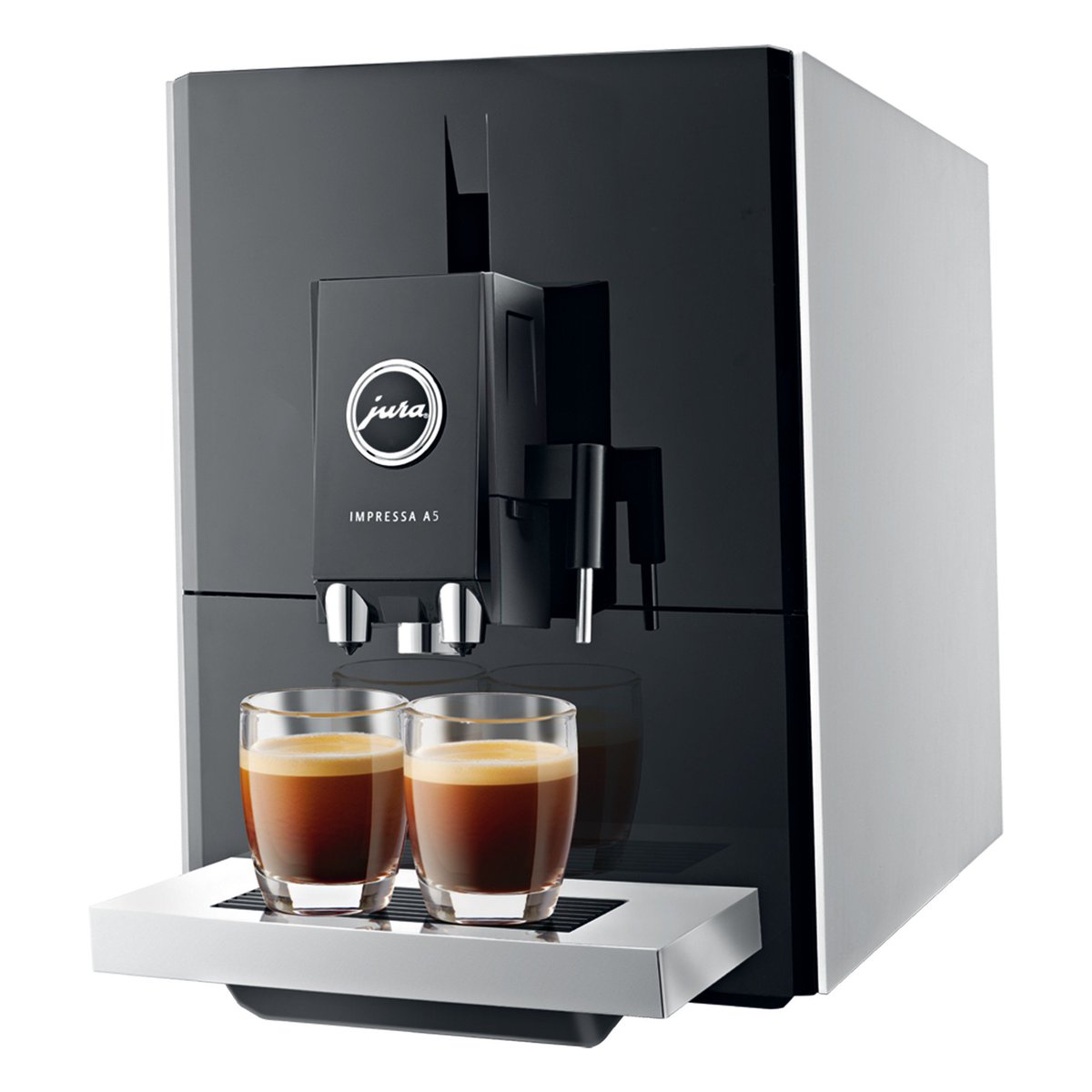 Jura IMPRESSA A5 Aluminium 9 Tassen Kaffeevollautomat

bit.ly/Jura-Impressa-…