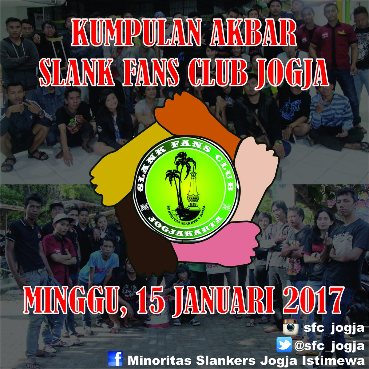 Jam dan Tempat menyusul, yang pasti dikondisikan hari itu. Siapkan waktu untuk bisa hadir