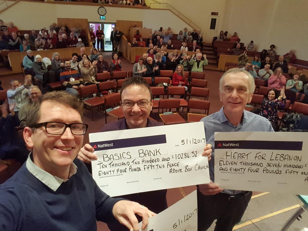 paulwebberabc's tweet photo. Excited that we can partner with @Tearfund @HeartForLebanon @SCM_chirps @CAPuk with our Cmas appeal. Thank you @abovebar for raising £23568 https://t.co/UaLrFlbsAf