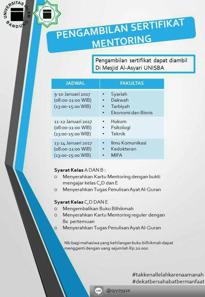 [INFO PENGAMBILAN SERTIFIKAT MENTORING ]