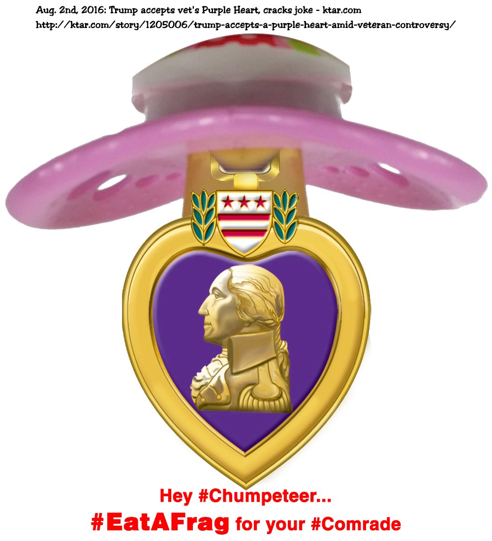 paxromana5777's tweet photo. Nope, take your medicine #Comrade #Chumpeteer. I offer instead this #FragYou! Signed, #American #Vet #Patriot! @surfd55 @washingtonpost https://t.co/JWqSz4expF