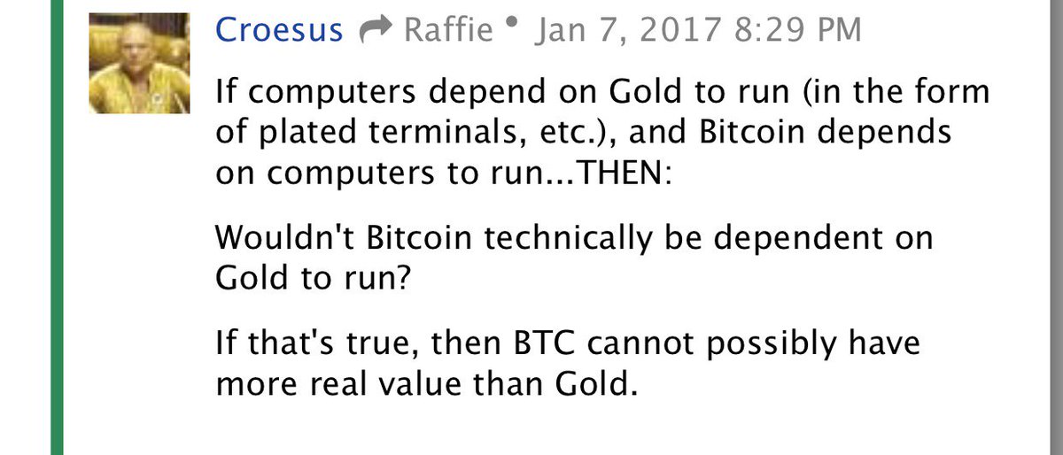 oleganza's tweet image. Zerohedge goldbugs at their best.