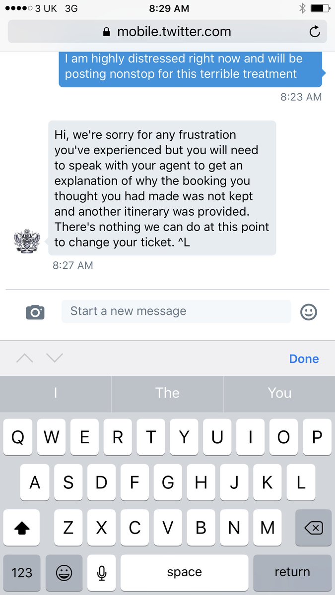 sleepyrockcom's tweet photo. @British_Airways - clearly wants to take care of problems... or simply make them worse! https://t.co/PC0MwS2Wle