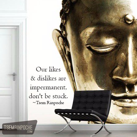 stellacheang's tweet image. Our likes &amp;amp; dislikes are impermanent, don't be stuck. ~ #tsemtulku 
#WisdomTips 
#practiceit 
#ApplyTheMethod 
#bemindful 
#quitnegative