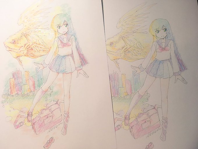 ケント紙のtwitterイラスト検索結果 古い順