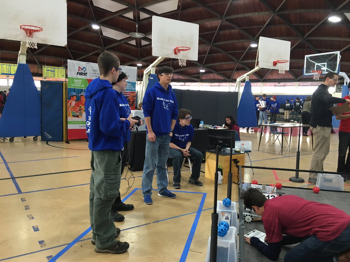 field inspections at the robotics competition! @AboroPrincipal #BluePrideLivesHere