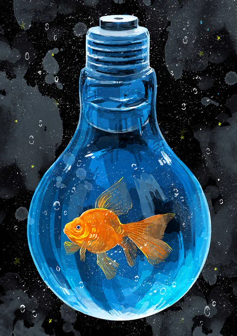 こんな電球あったら面白い♪電球をモチーフに描いたイラスト特集 | pixivision https://t.co/GeMfIdzU6O 金魚電球のイラスト紹介して頂いてます。また電球のイラスト描きたいな 