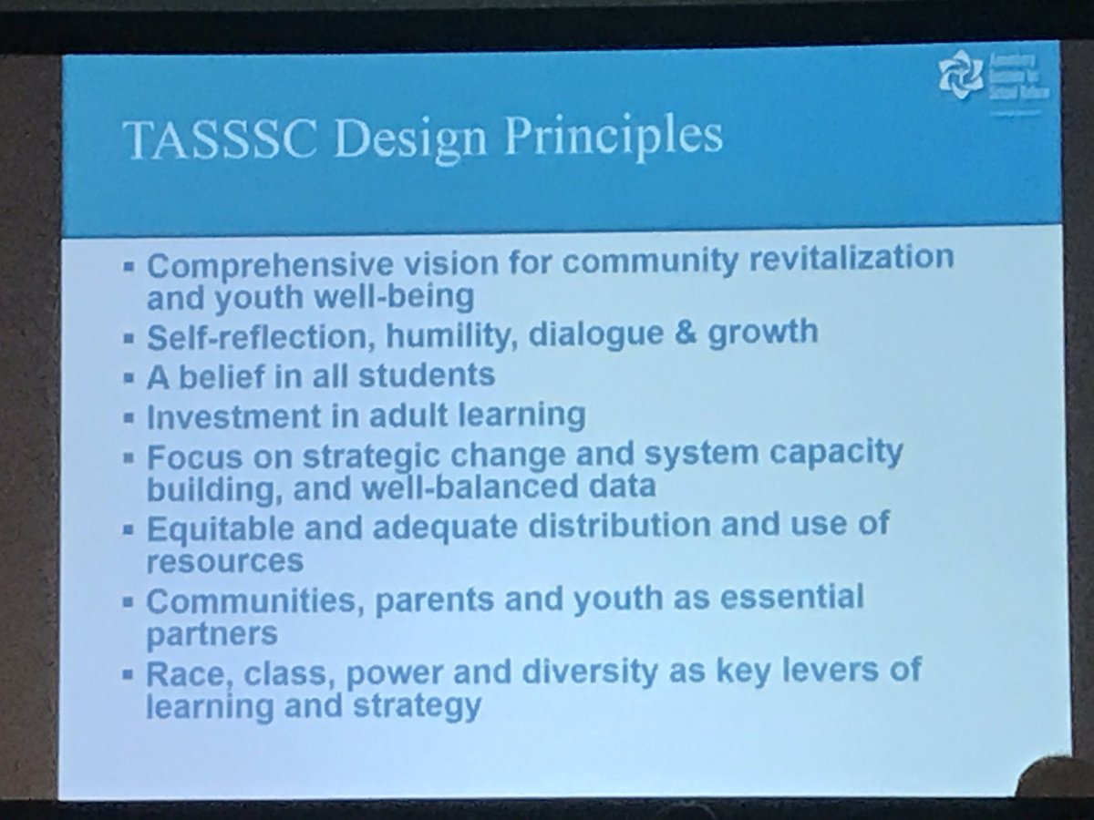 Simmons of @AnnenbergInst: key design principles to increase equity & justice in schools and systems #ICSEI2017