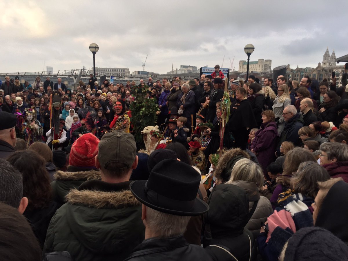 ChadwickHussein's tweet photo. #Beelzebub is entertaining the #twelfthnight crowds. There are Trump jokes, Teresa May jokes and Toblerone jokes. #britishpriorities https://t.co/74c0tUw099